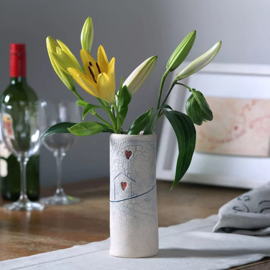 Home comforts tall ceramic vase by Sarah Mc Kenna
