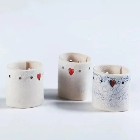 Home is... Tea Light Candle Holder by Sarah Mc Kenna