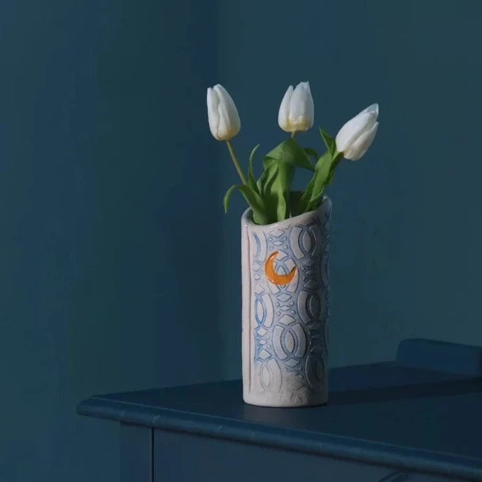 Ceramic journey small vase by Sarah Mc Kenna
