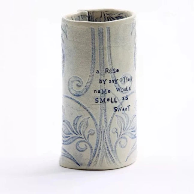 White ceramic vase