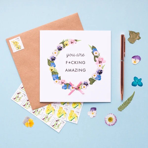 Little Paper Mill - You are fucking amazing - Greeting Card