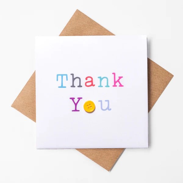 Little Paper Mill - Thank You - Greeting Card