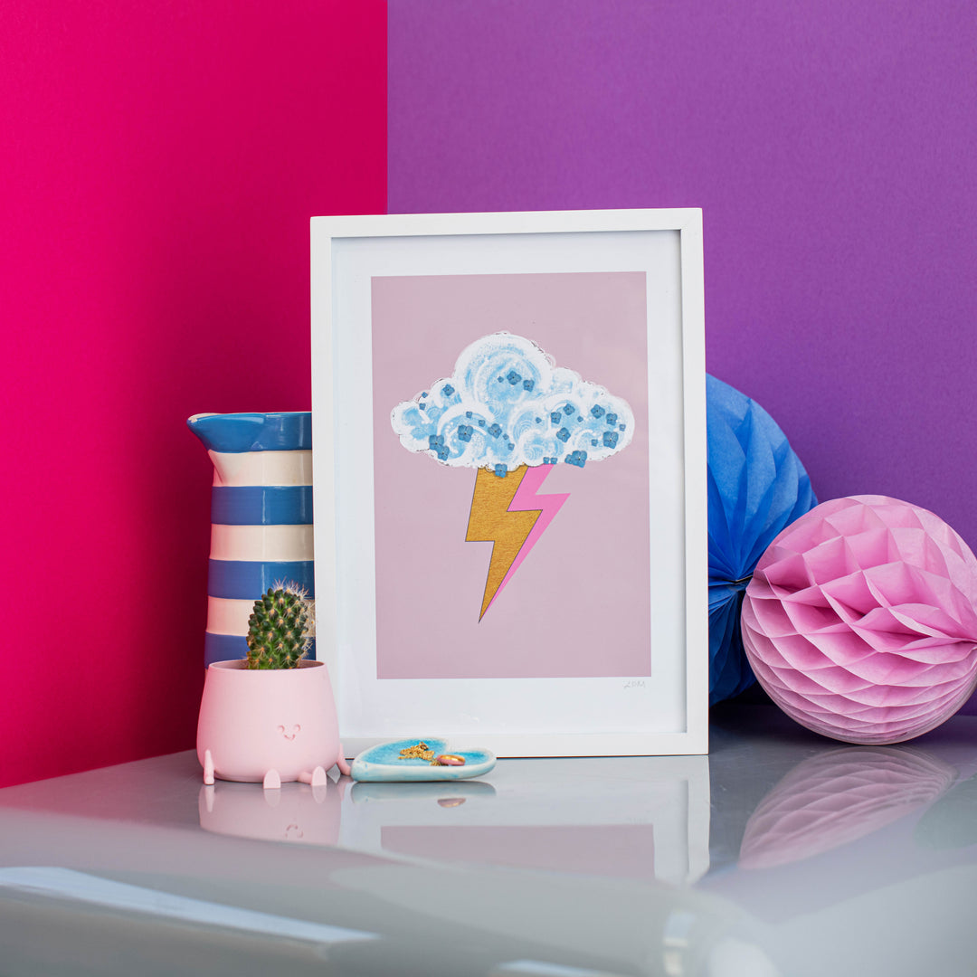 Little Paper Mill - Lightning Bolt Print