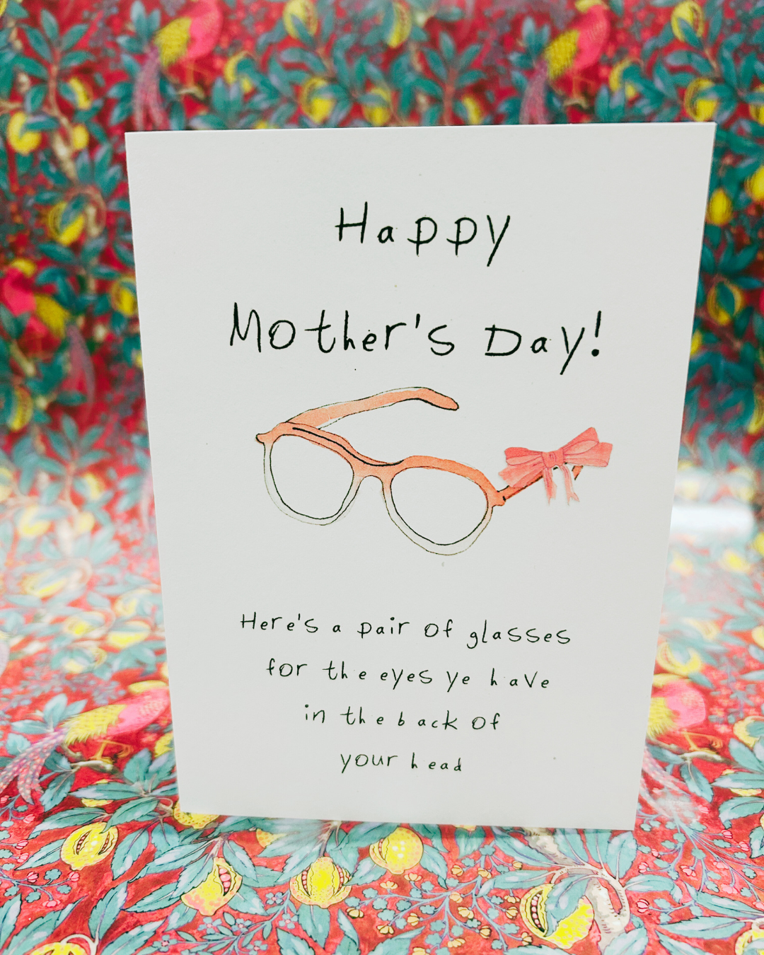 Happy Mothers Day 'Eyes in the back of your head' by Weird Watercolours