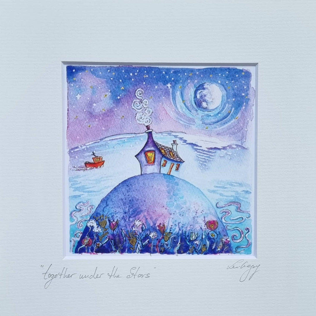 Love Lanis Art - "together under the stars" - Limited Edition