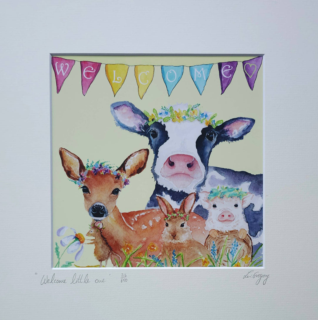Love Lanis Art - "Welcome little one... " - Limited edition
