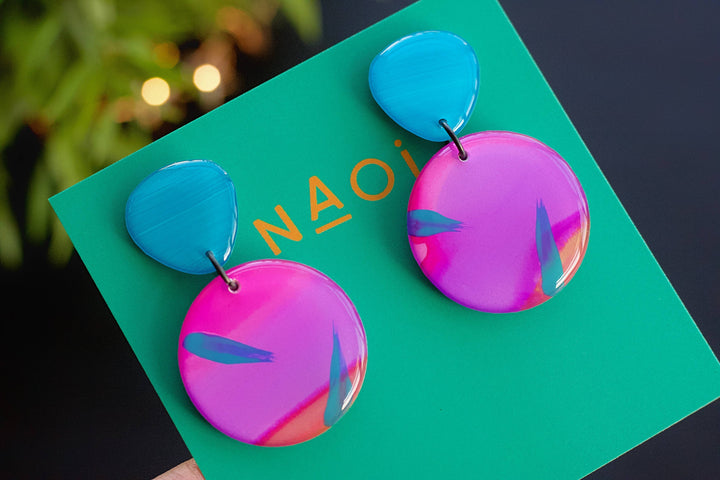 Sunset Surf Statement Earrings from Naoi