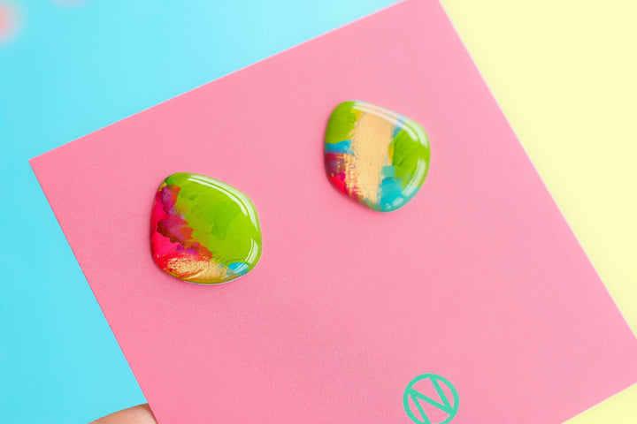 Tropical Stud Earrings - Naoi