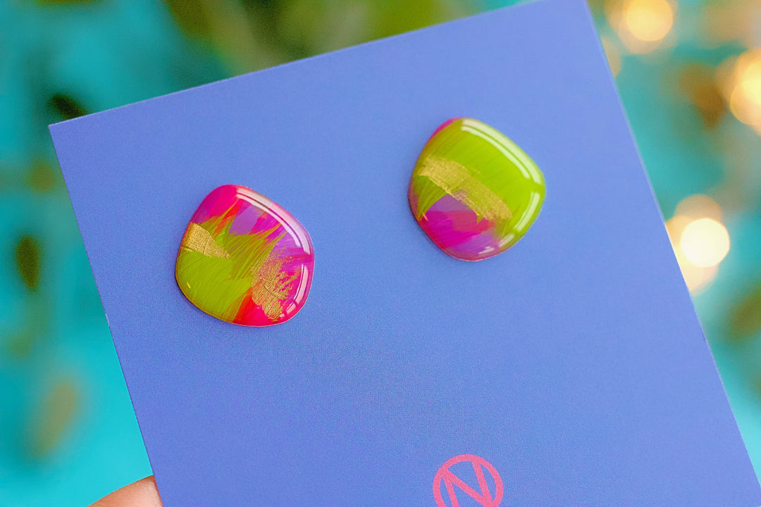 Tropical Stud Earrings - Naoi