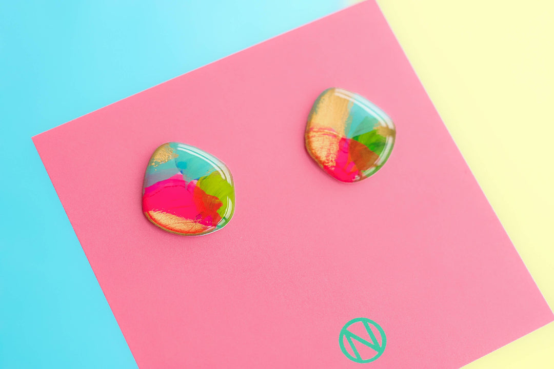 Tropical Stud Earrings - Naoi