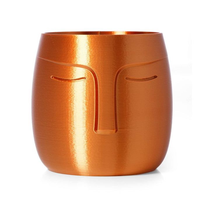 Nordic Face Pot Planter - Copper