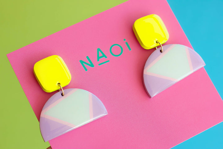 Vivid Statement Earrings from Naoi