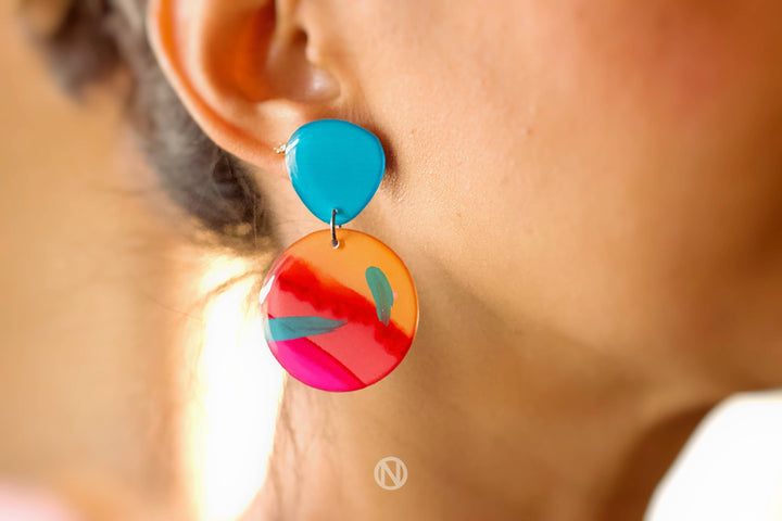 Sunset Surf Statement Earrings from Naoi