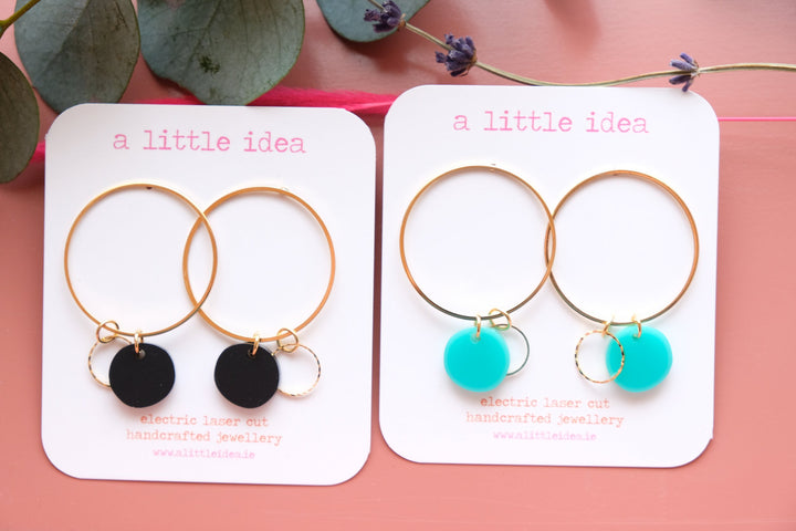 A Little Idea -  Tina Turner Statement Hoop Earrings