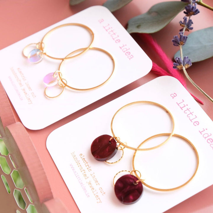 A Little Idea -  Tina Turner Statement Hoop Earrings