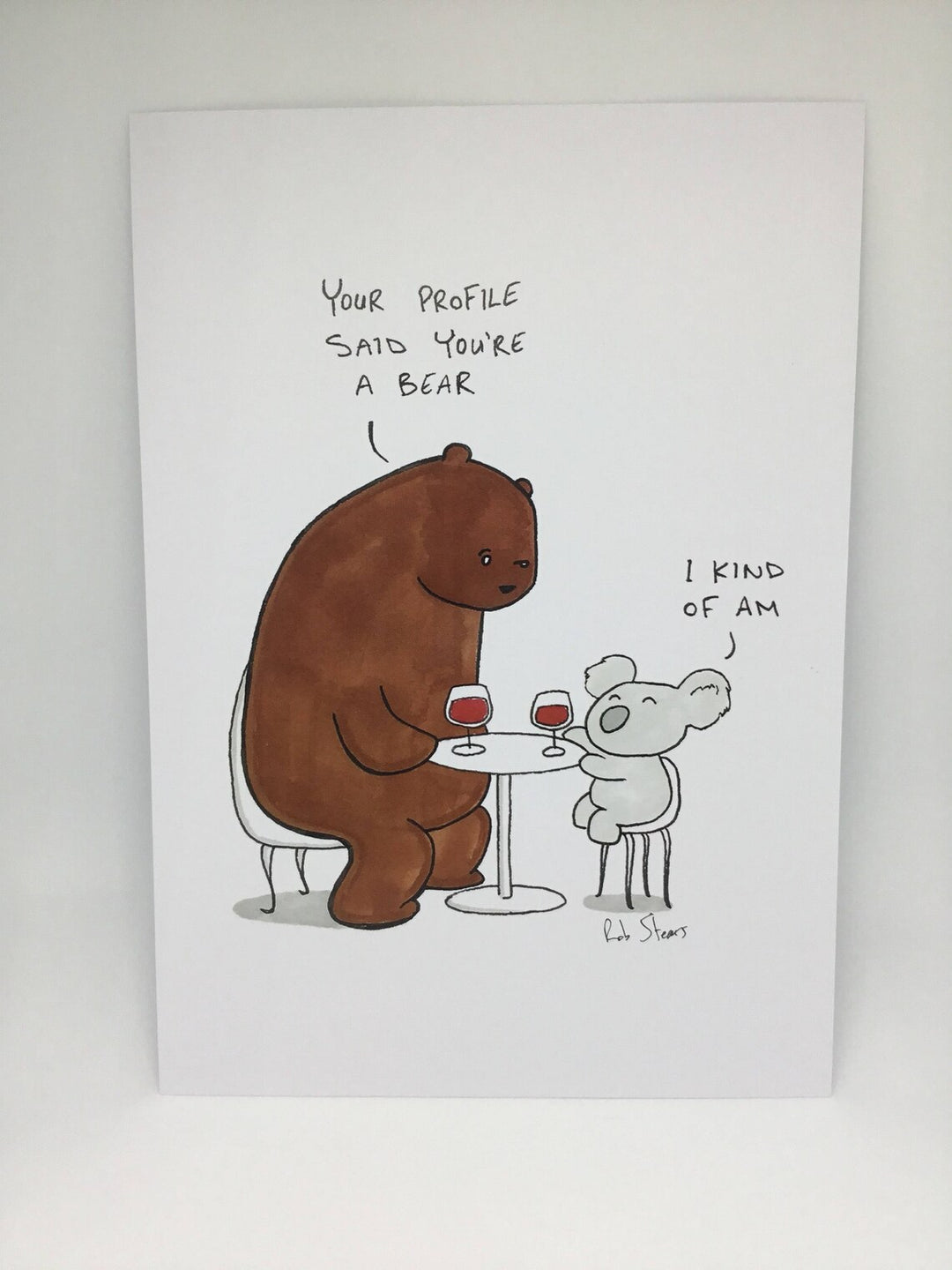 But your not a bear Print by Illustrator Rob Stears