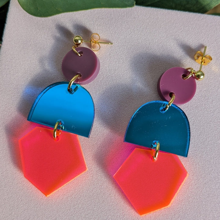 A Little Idea - Ana Matronic Earrings Statement Earrings