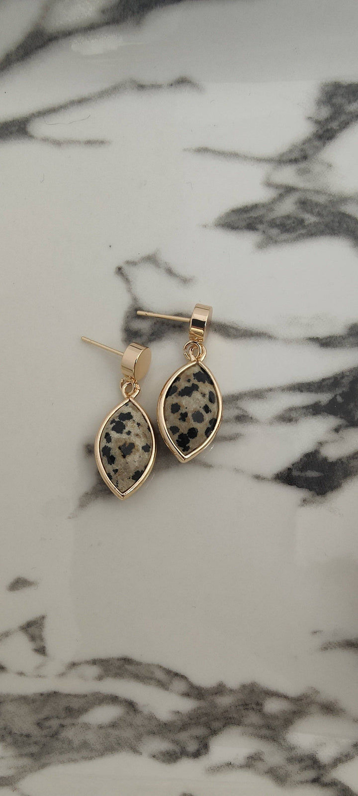 Leopard Gem Earrings by Kyna Maree