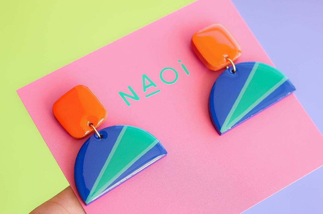 Vivid Statement Earrings from Naoi