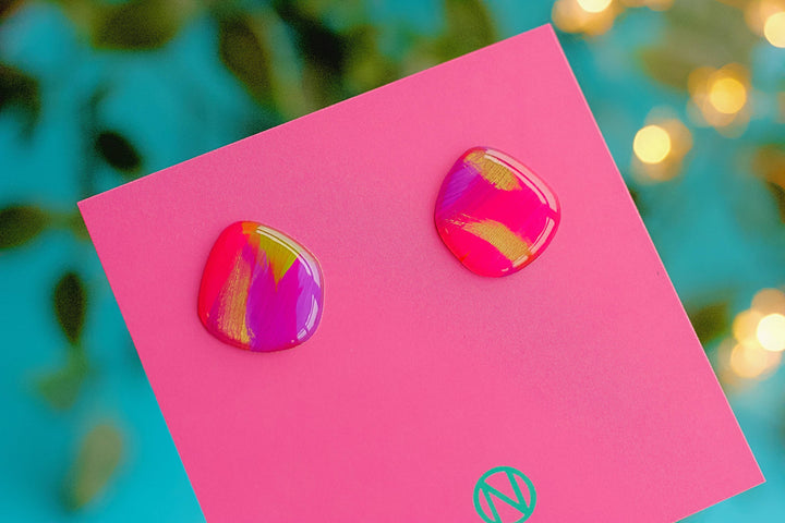 Tropical Stud Earrings - Naoi