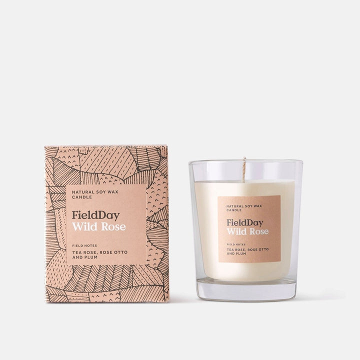 Field Day - Wild Rose Large Vegetable Soy Wax Candle