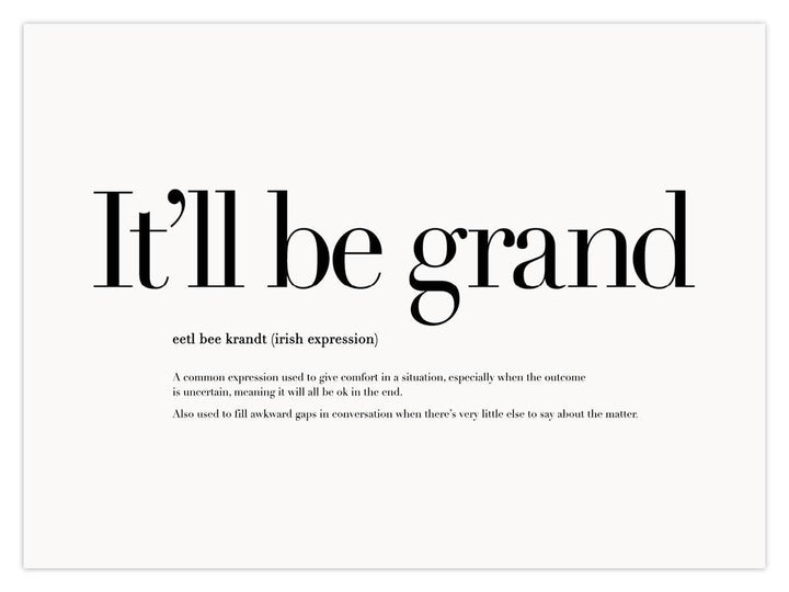 It'll be Grand Print by Dusty Boy Designs